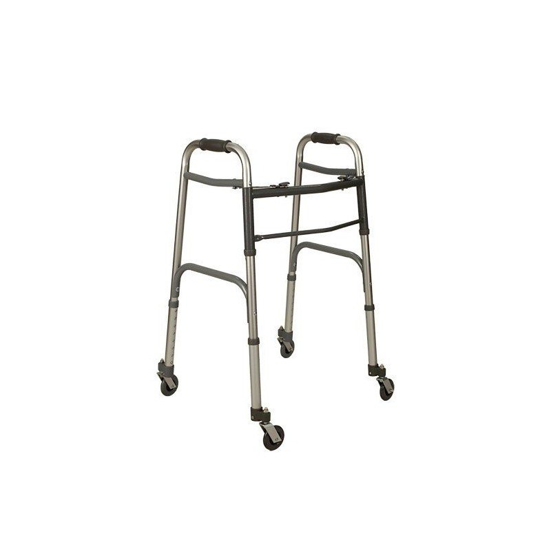 Tavolo Da Cucina In Acciaio Inox Con Ruote - Ripiano Regolabile, Portata 160kg