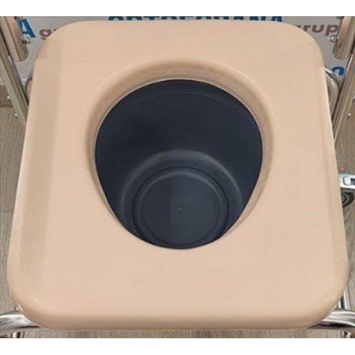 Seduta sedia wc in alluminio con ruote DA-1078 | Ortoitaliana