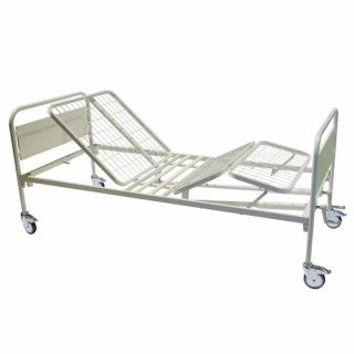 Letto 2 manovelle pieghevole con ruote