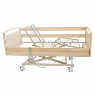 Letto in legno a motore