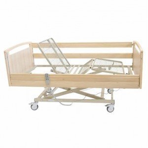 Letto in legno a motore