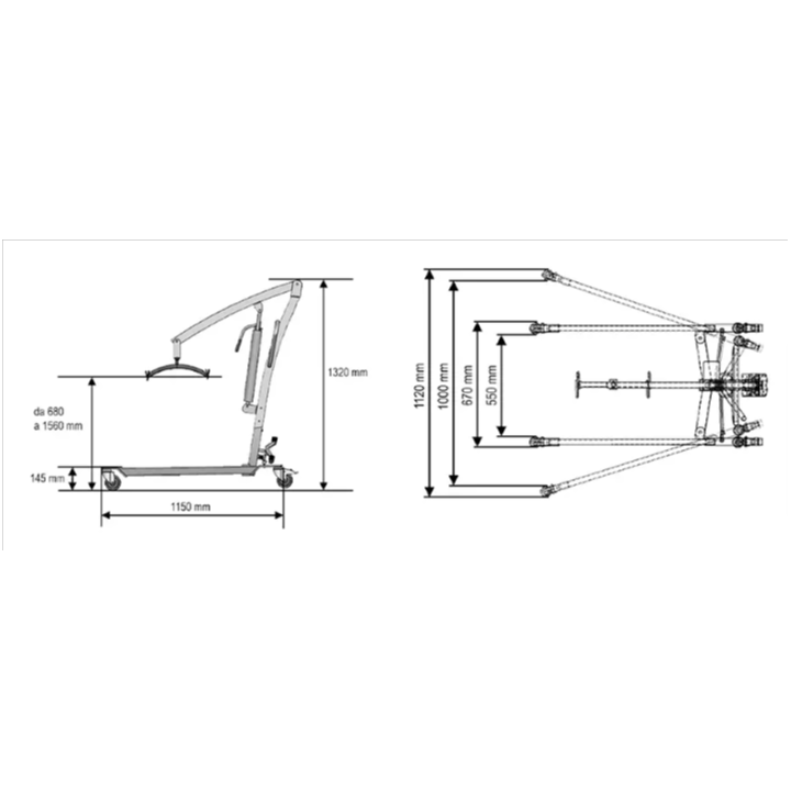 Sollevatore PRIMUS oleodinamico