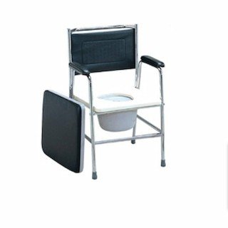 Sedia comoda in acciaio cromato