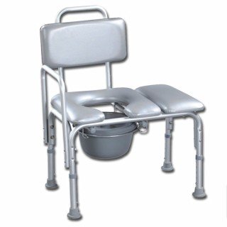 Sedia da bagno con schienale