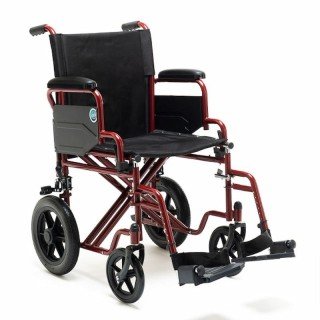 Carrozzina da transito pieghevole in acciaio - doppia crociera