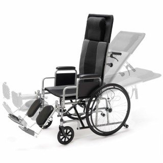 Carrozzina pieghevole con poggiatesta