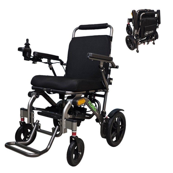 Carrozzina elettrica pieghevole Florida mini - 18.2Kg - Ortoitaliana