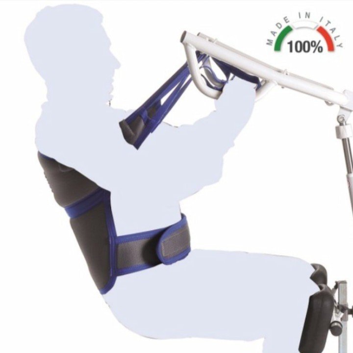 Imbragatura dolsale per verticalizatore