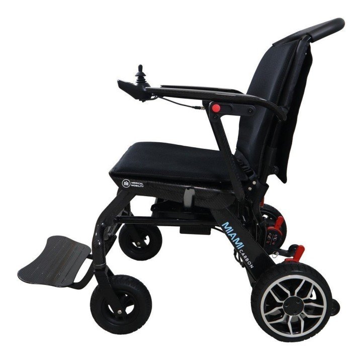 Carrozzina elettrica pieghevole Miami Carbon | Invio Gratis