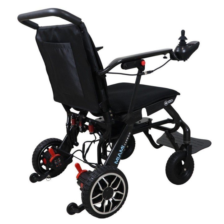 Carrozzina elettrica pieghevole Miami Carbon | Invio Gratis