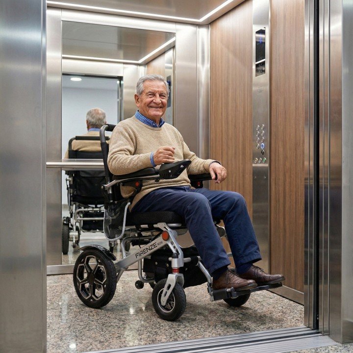 Carrozzina elettrica pieghevole Firenze Mini