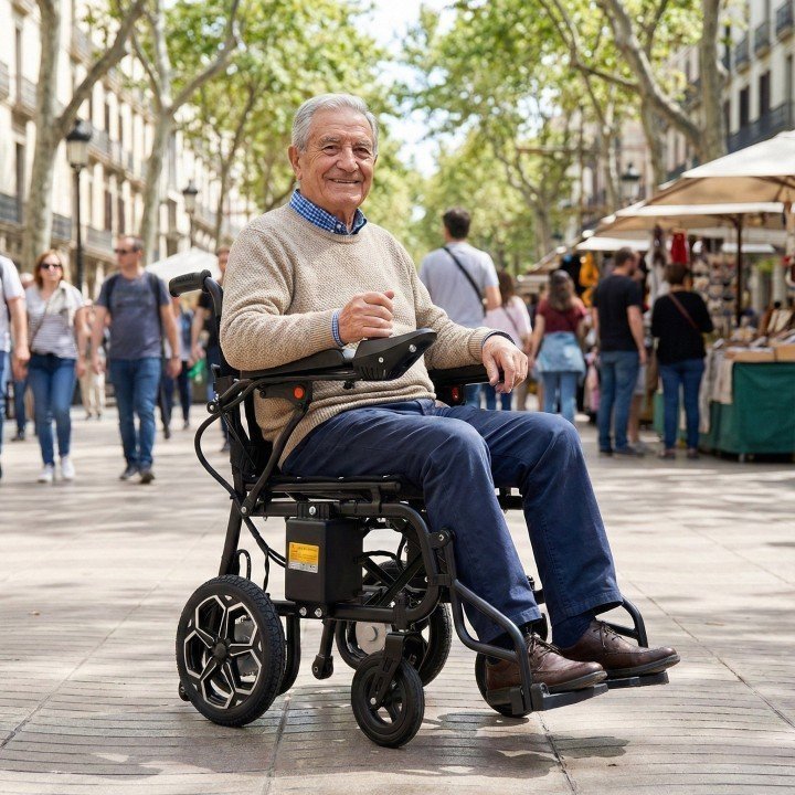 Carrozzina elettrica pieghevole Toronto Lite | Invio Gratis