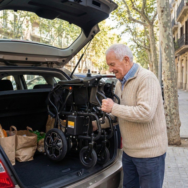 Carrozzina elettrica pieghevole Toronto Lite | Invio Gratis