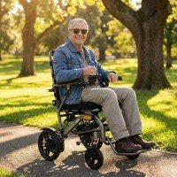 Carrozzina elettrica pieghevole Florida Mini - Medical Mobility