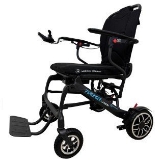 Carrozzina elettrica pieghevole Firenze Carbon | Spedizione gratuita