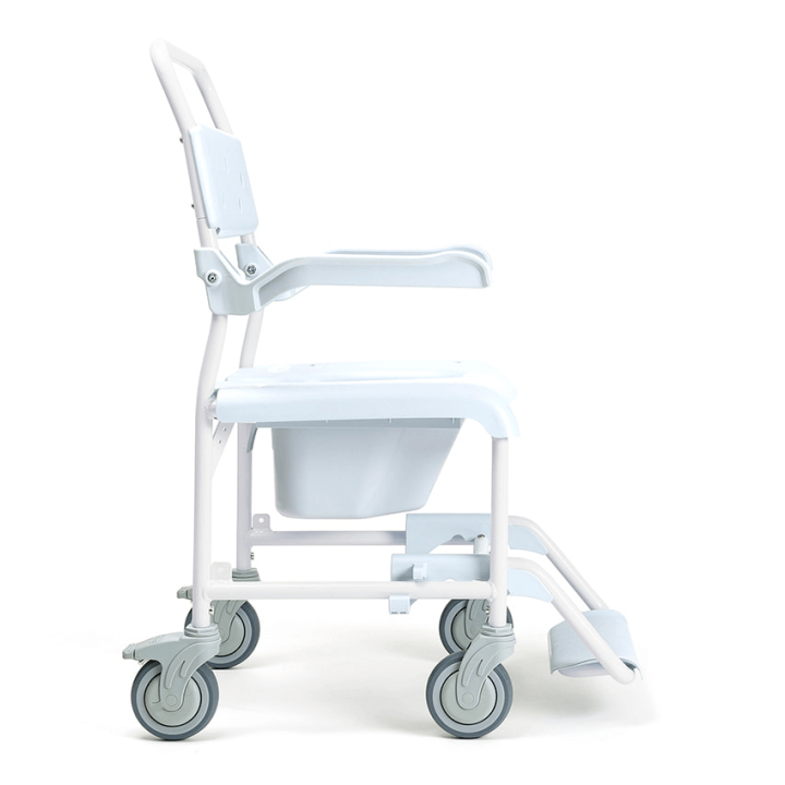 Sedia da doccia e wc con ruote