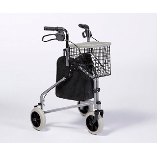 Deambulatore pieghevole con 3 ruote Delta | Spedizione gratuita