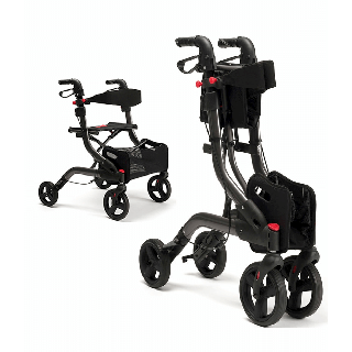 Deambulatore con 4 ruite e freni 'Four Light'