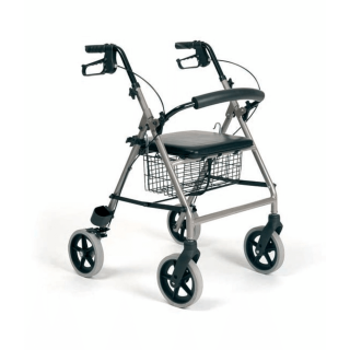 Deambulatore pieghevole con sedile imbottito 'Eco Light'