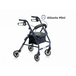 Deambulatore in alluminio a 4 ruote ATLANTE MINI | Spedizione gratuita