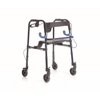Rollator pieghevole in alluminio a 4 ruote | Spedizione gratuita.