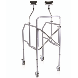 Deambulatore con appoggio ascellare pieghevole