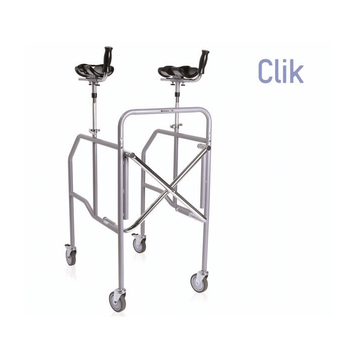 Deambulatore pieghevole con appoggio antibrachiale