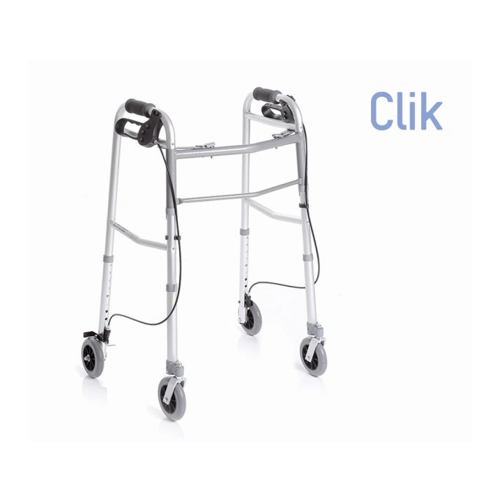 Deambulatore con 4 ruote e freni