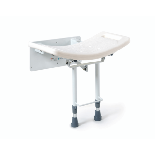 Sedile da parete per doccia con appoggi al pavimento