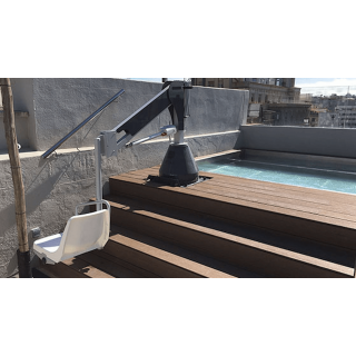 Sollevatore semi-fisso per piscina a batteria 3000