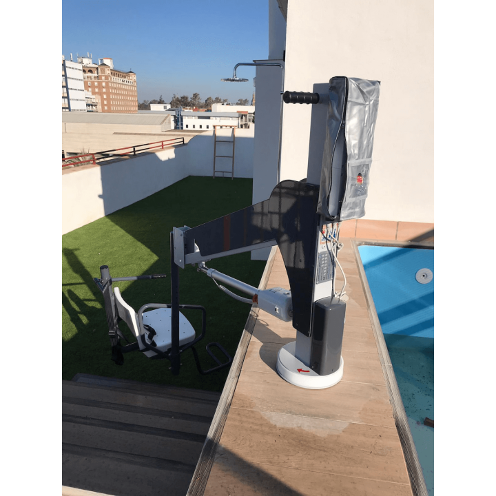 Elevatore per piscina fisso-amovibile a batteria 3200