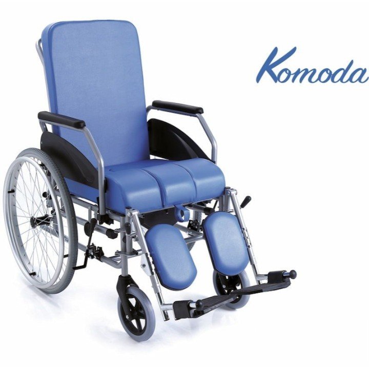 Sedia comoda con schienale reclinabile ad autospinta | INVIO GRATUITO