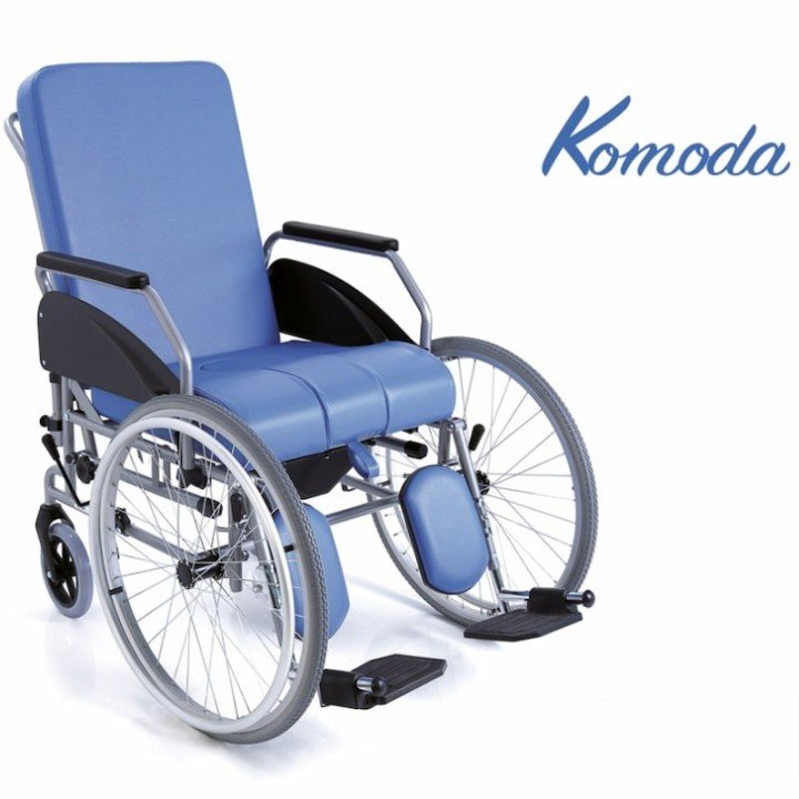 Sedia comoda con schienale reclinabile – Autospinta anteriore | INVIO GRATIS