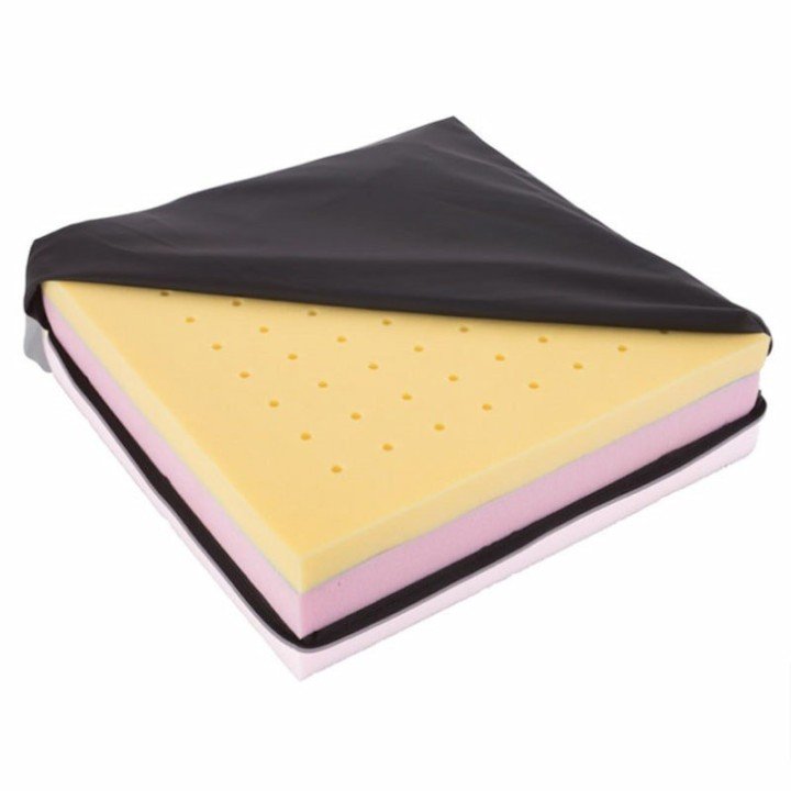 Cuscino forato in schiuma viscoelastica espansa