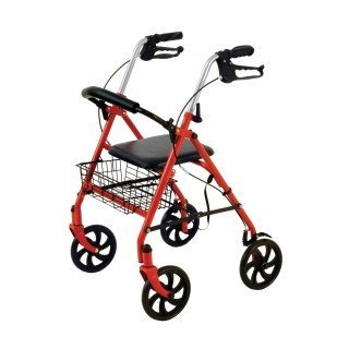 Rollator con 4 ruote e cestino | Spedizione gratutia
