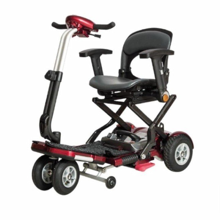 Scooter elettrico pighevole DELUXE ROSSO | Spedizione gratuita