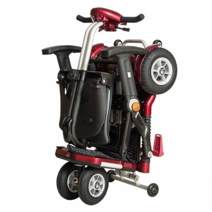 Scooter elettrico pighevole DELUXE ROSSO | Spedizione gratuita