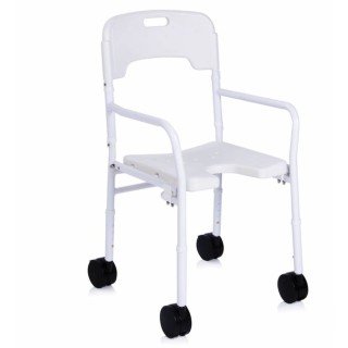 Sedia da doccia su ruote pieghevole Serie Onda | Spedizione gratuita