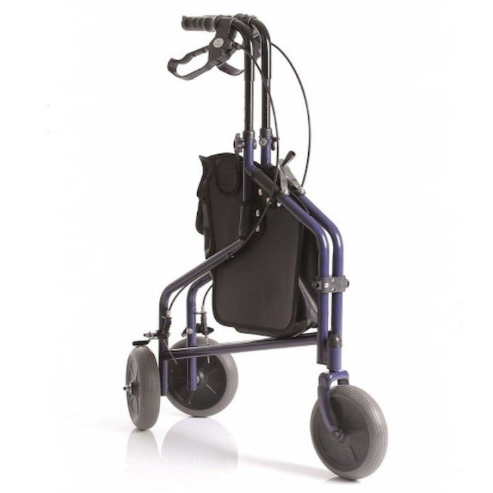 Deambulatore pieghevole a 3 ruote CRYO | Spedizione gratuita