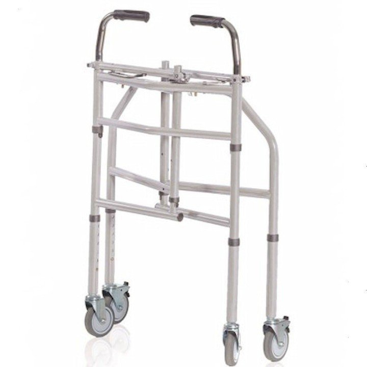 Deambulatore con appoggio ascellare e impugnature anatomiche