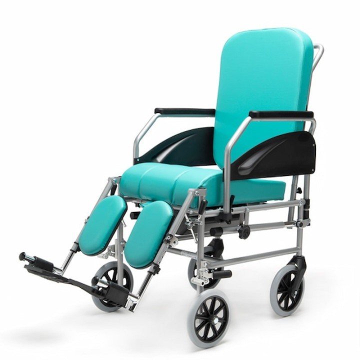 Sedia da comodo con ruote da 8"