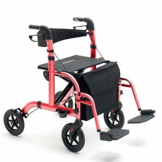 Rollator pieghevole 2 in 1