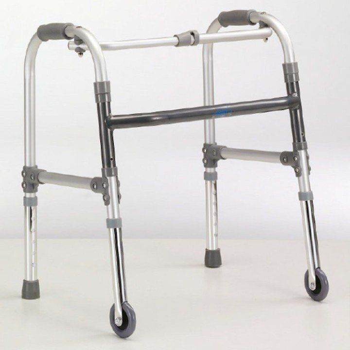 Deambulatore Junior 2 ruote e 2 puntali