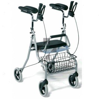 Deambulatore con appoggio antibrachiale imbottito | Invio gratuito