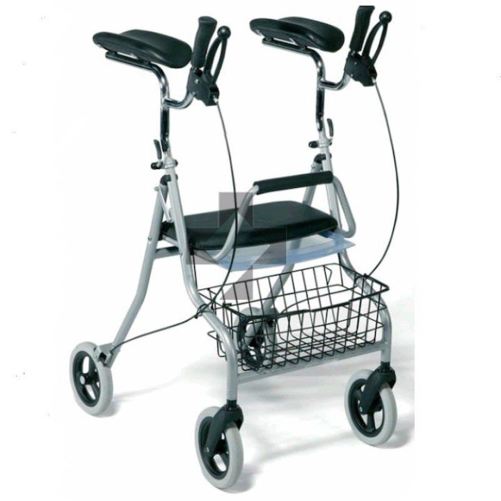 Deambulatore con appoggio antibrachiale imbottito | Invio gratuito