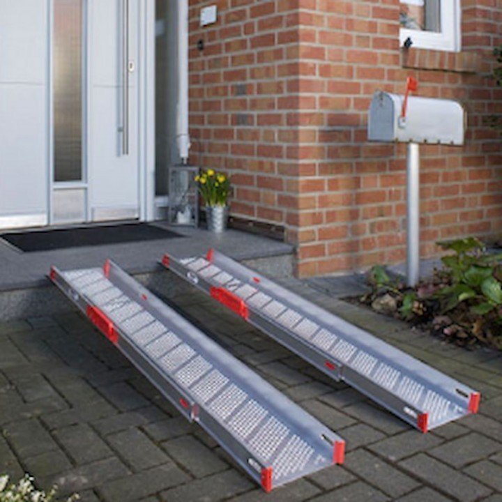 Rampa a binario telescopica a 3 sezioni
