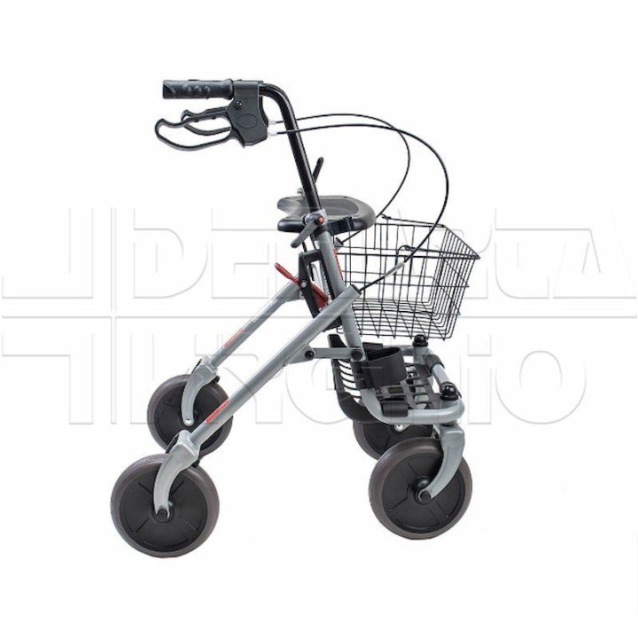 Deambulatore Rollator in acciaio