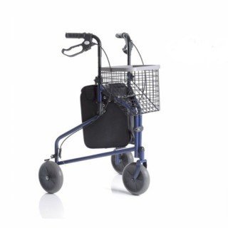 Deambulatore pieghevole a 3 ruote CRYO | Spedizione gratuita