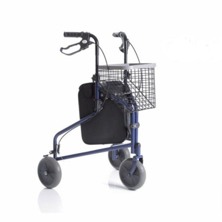 Deambulatore pieghevole a 3 ruote CRYO | Spedizione gratuita