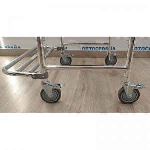 Sedia wc in alluminio con ruote - Ortoitaliana carrozzine e scooters